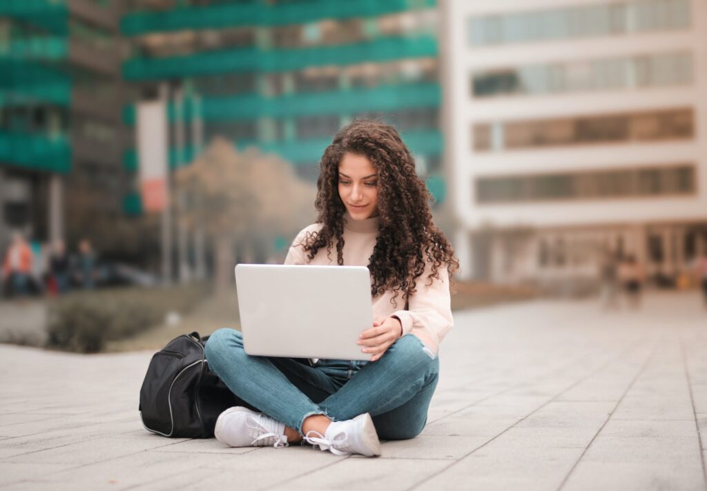 Women working on laptop