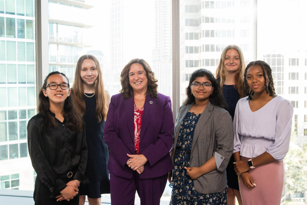 Youth Ambassadors with Deputy Secretary of Education Cindy Marten